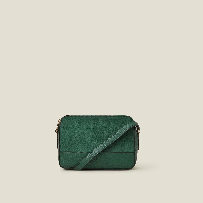 Handle bags with neutral leather for elegance -Green Classic Sling Bag