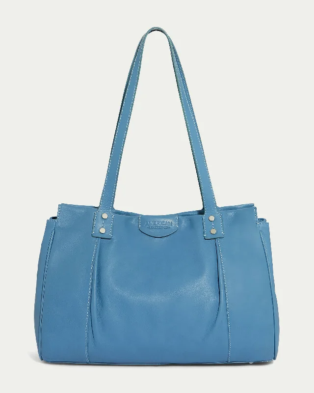 Handle bags with vegan suede for softness -Layton Satchel