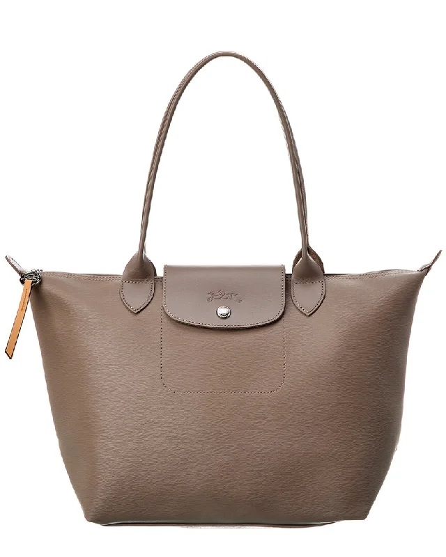 Handle bags with durable hemp for sustainability -Longchamp Le Pliage City Small Shopping Bag