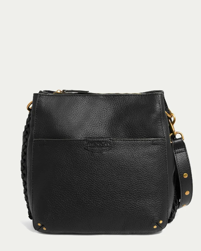 Handle bags with lightweight fabric for ease -Luca Triple Entry Crossbody