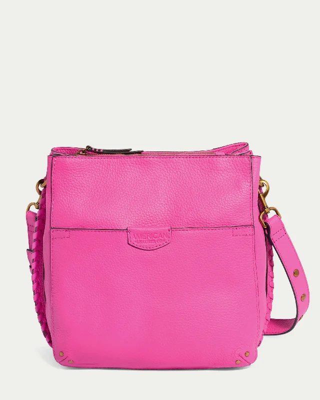 Handle bags with bright accents for pop -Luca Triple Entry Crossbody