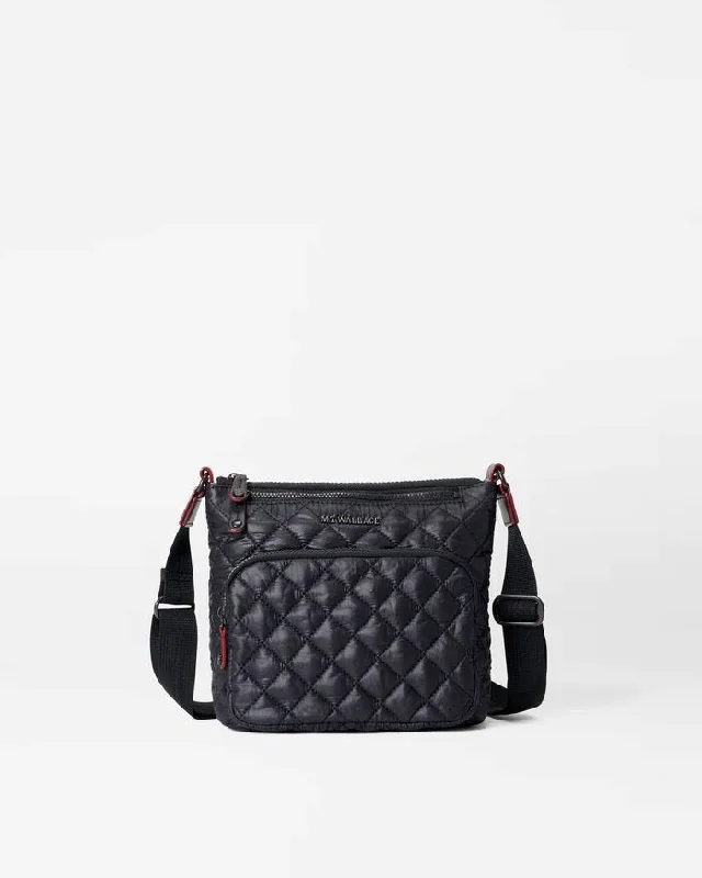 Handle bags with seasonal prints for holidays -Metro Scout Crossbody Deluxe Black