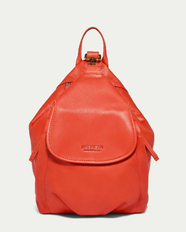 Handle bags with vintage vibes for nostalgia -Pierce Backpack