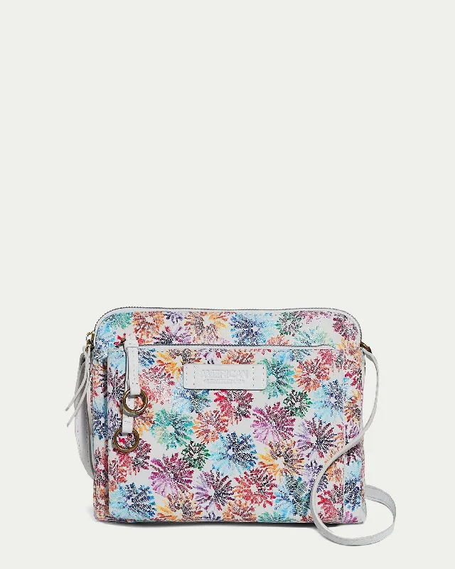 Handle bags with pastel colors for softness -York Multi Entry Crossbody